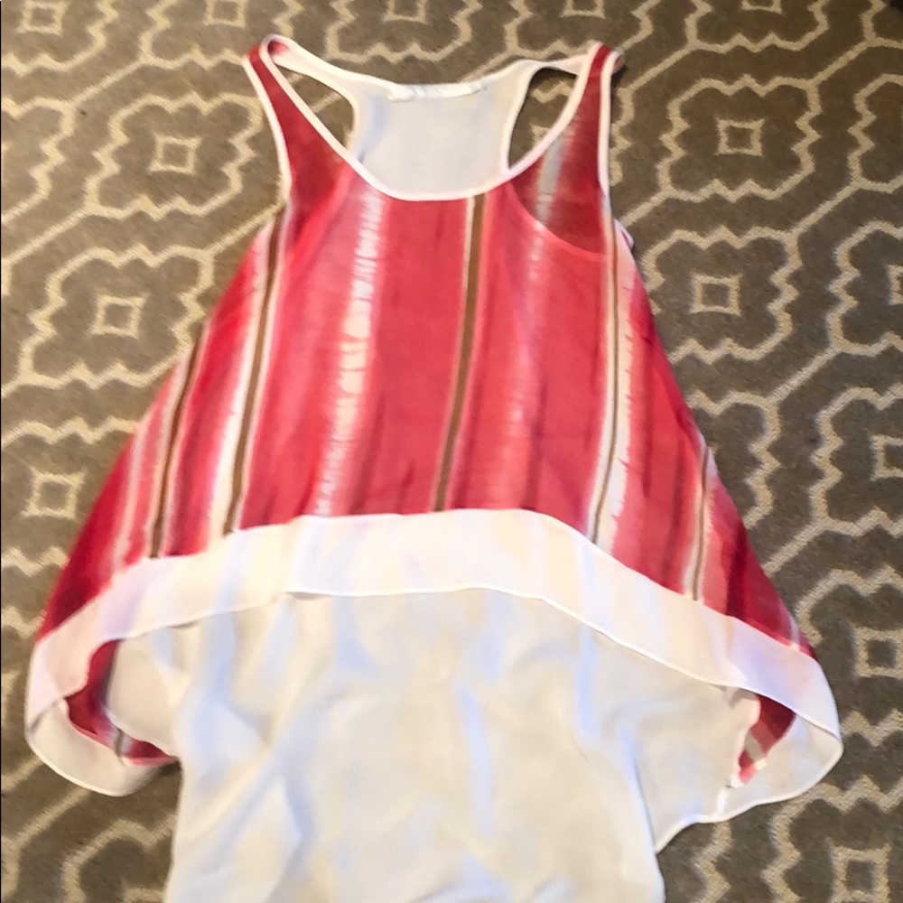 Adorable sexy high low tunic
